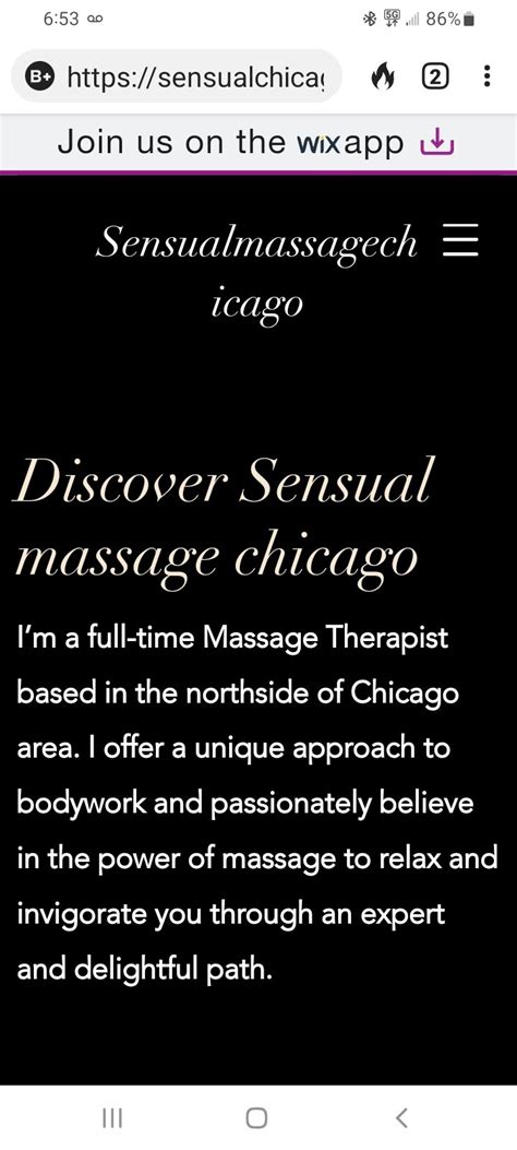 Sexual massage Chicago