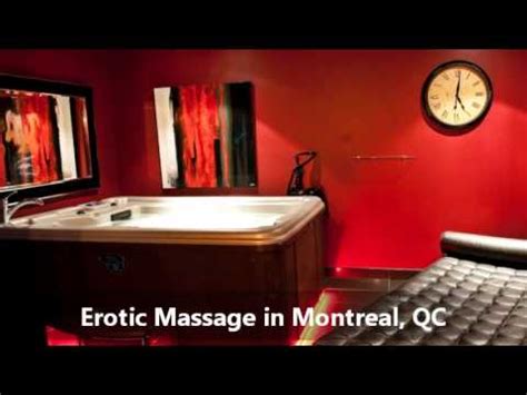 Sexual massage Quebec