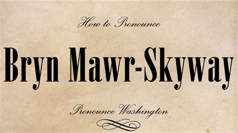 Whore Bryn Mawr Skyway